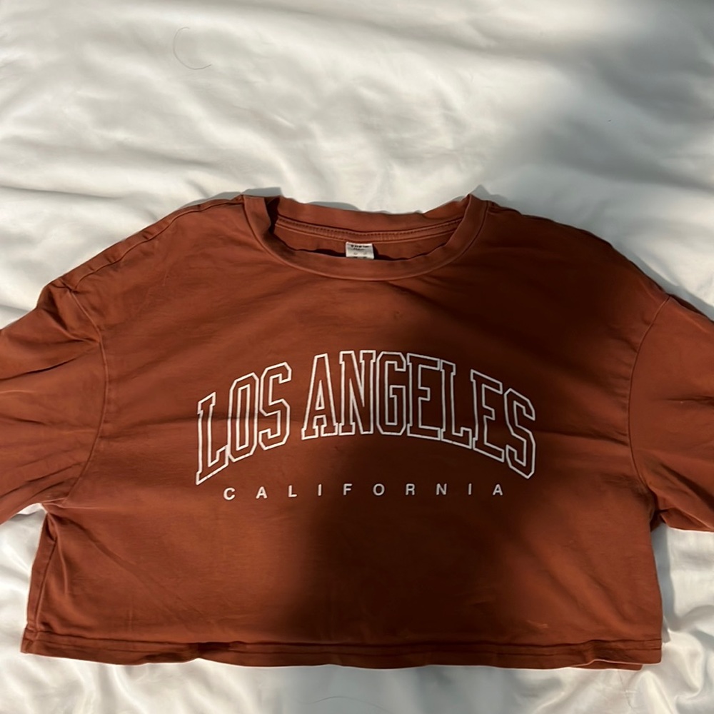 Top, brand: SHEIN, color: brown